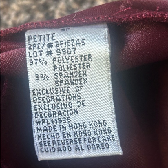 Worthington Maroon Berry faux suede sheath dress - Picture 4 of 5